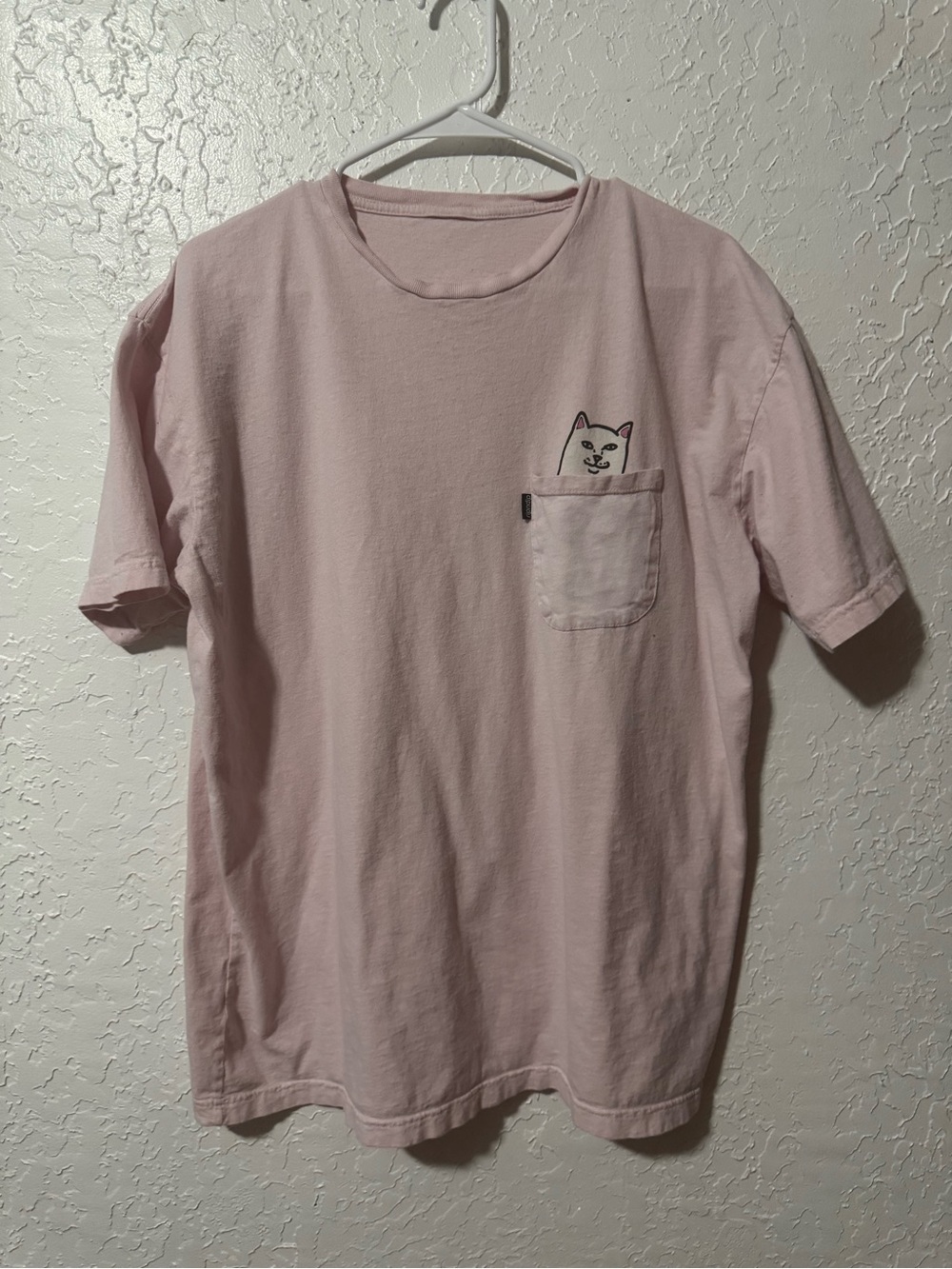 Rip-N-Dip Pink Cotton Pocket Tshirt
